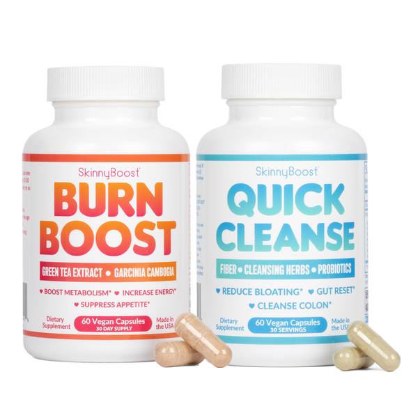 Skinny Boost Fat Burn & Quick Cleanse Dietary Capsules Kit